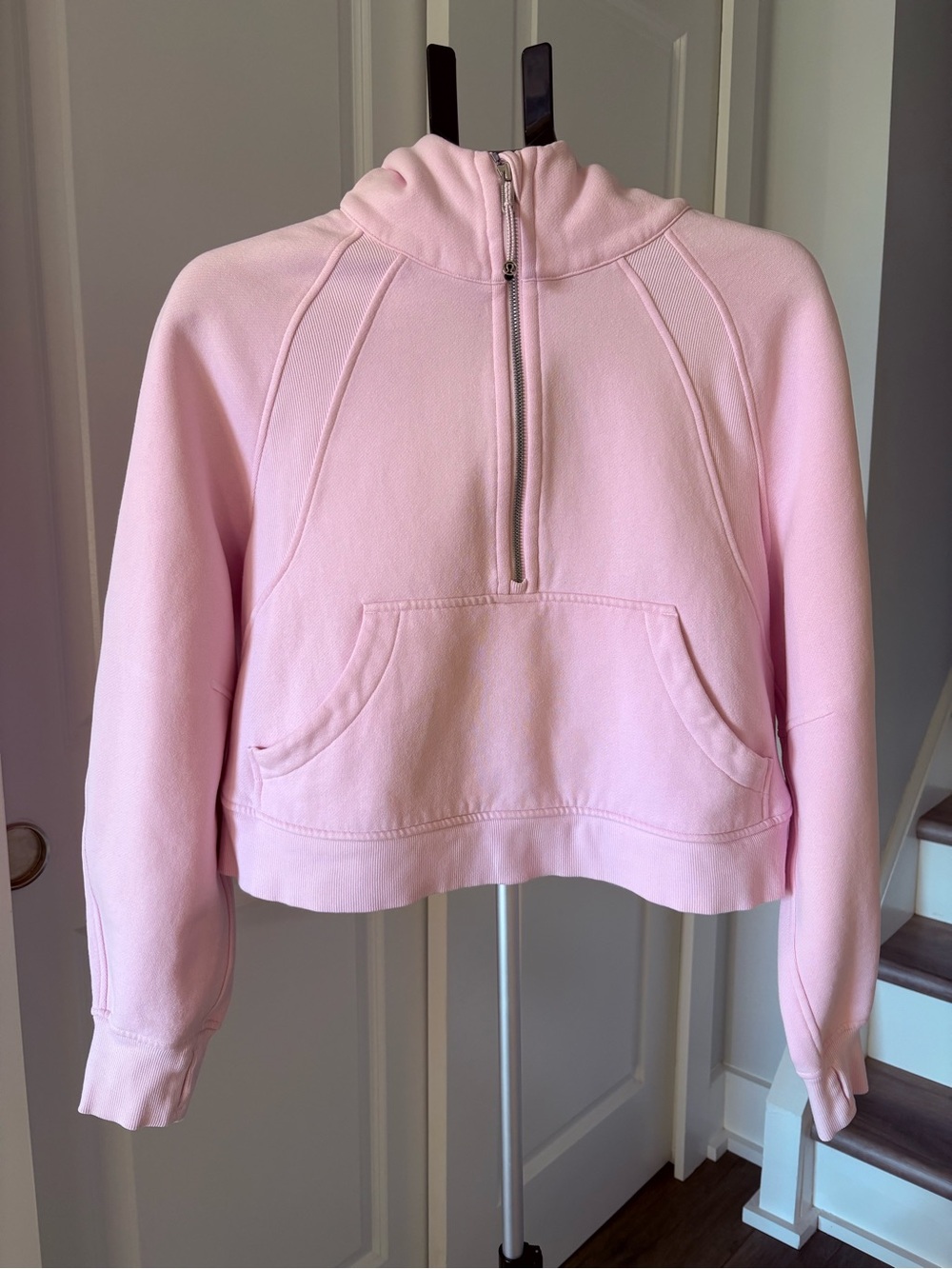 Lululemon Scuba Oversized Half-Zip Hoodie ~ M/L ~ Pink Peony
